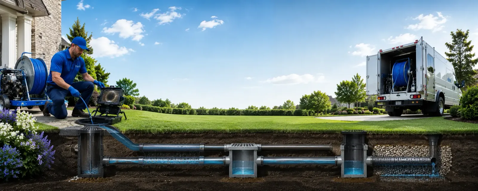 Outdoor drain cleaning information for South Plymouth, NY